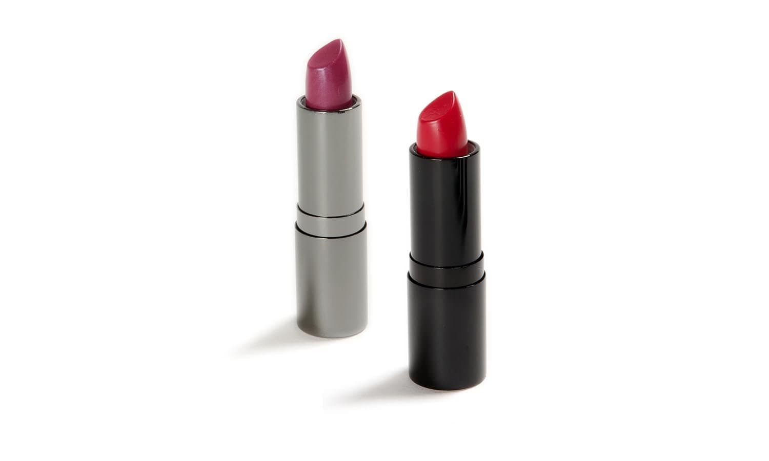 Red Flame-Lilac Shimmer Lipstick 2 for 1 Combo