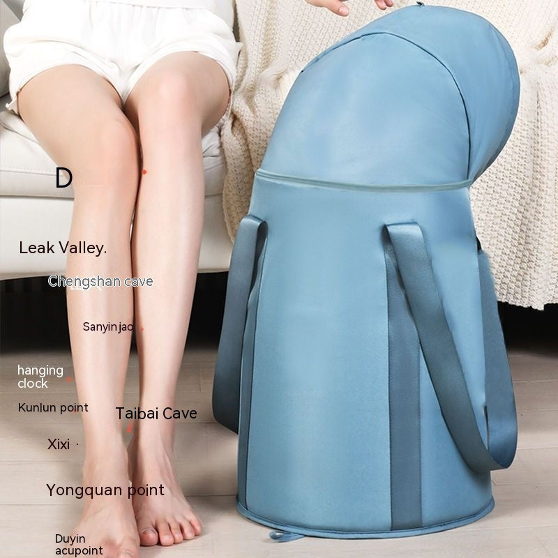 Portable Household Foldable Heightening Foot Bath Barrel