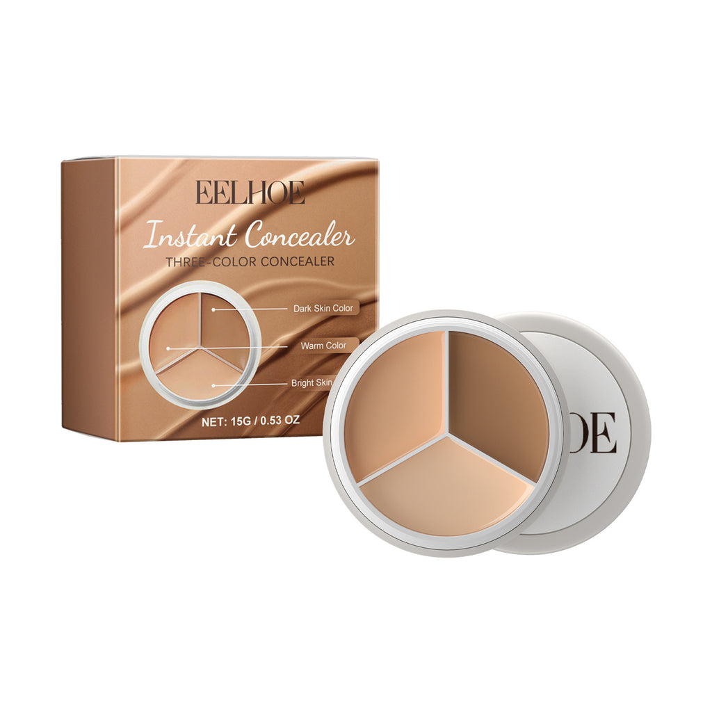 EELHOE Concealer Covers Facial Imperfections Such As Tear Troughs, Dark Circles, And Blemishes To Create A Clear And Natural Makeup Look.