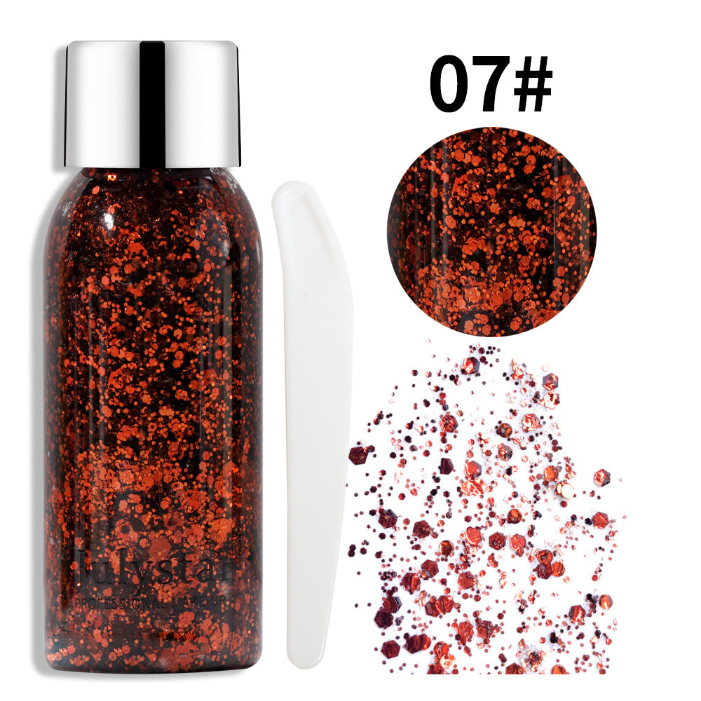 Beauty Colorful Stage Sequins Liquid Eye Shadow Facial Body Sequins