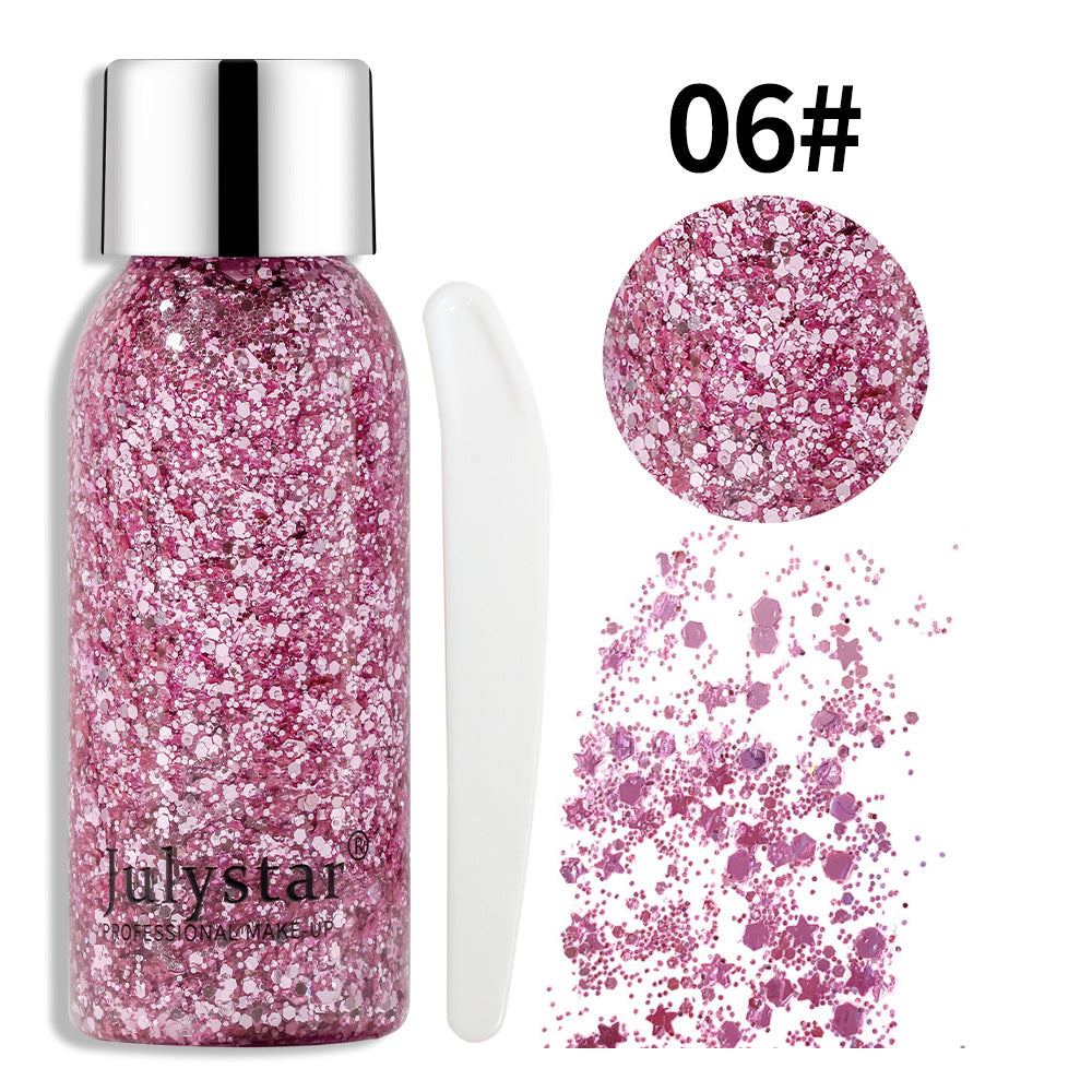 Beauty Colorful Stage Sequins Liquid Eye Shadow Facial Body Sequins