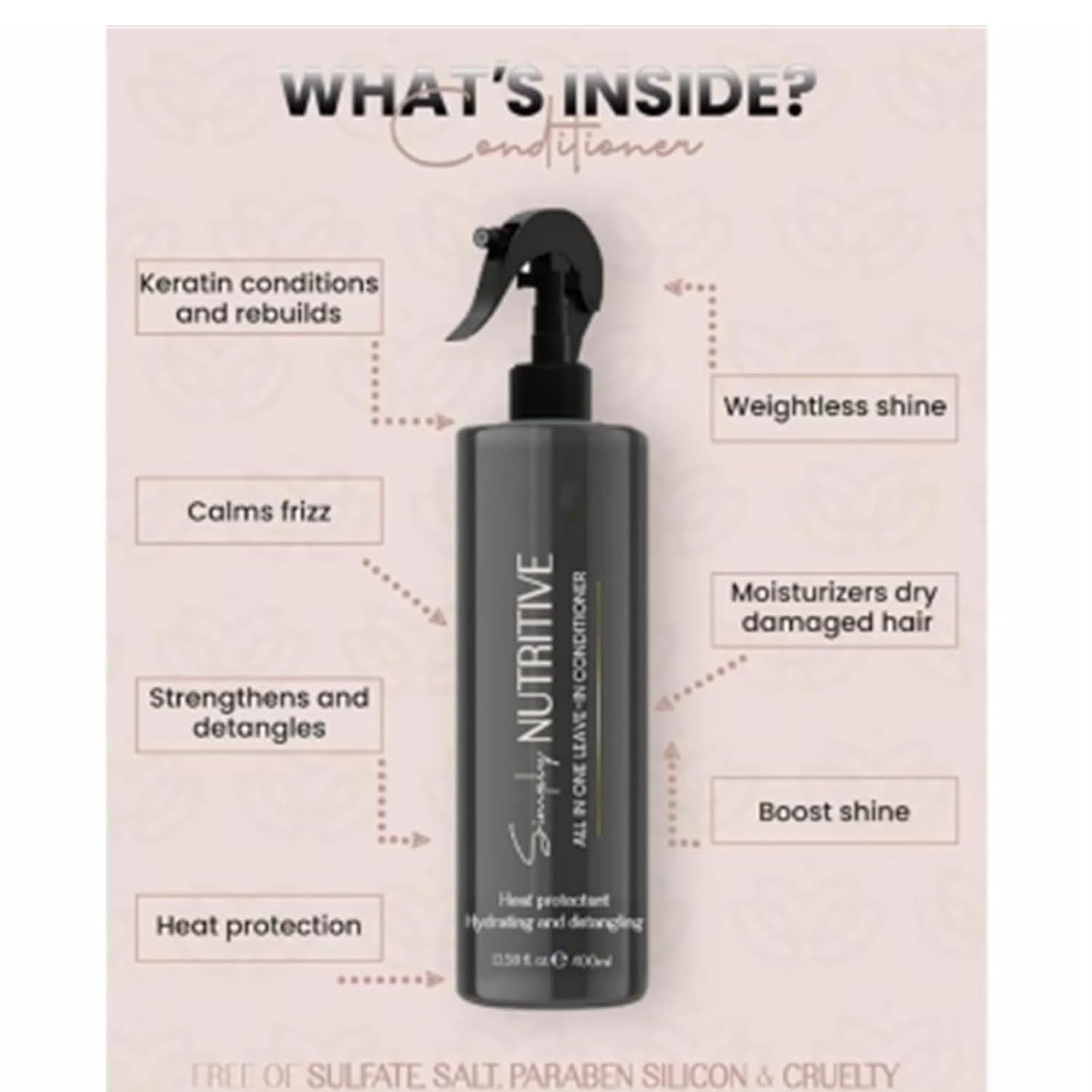 Leave-in Hair Conditioner Hair Gloss