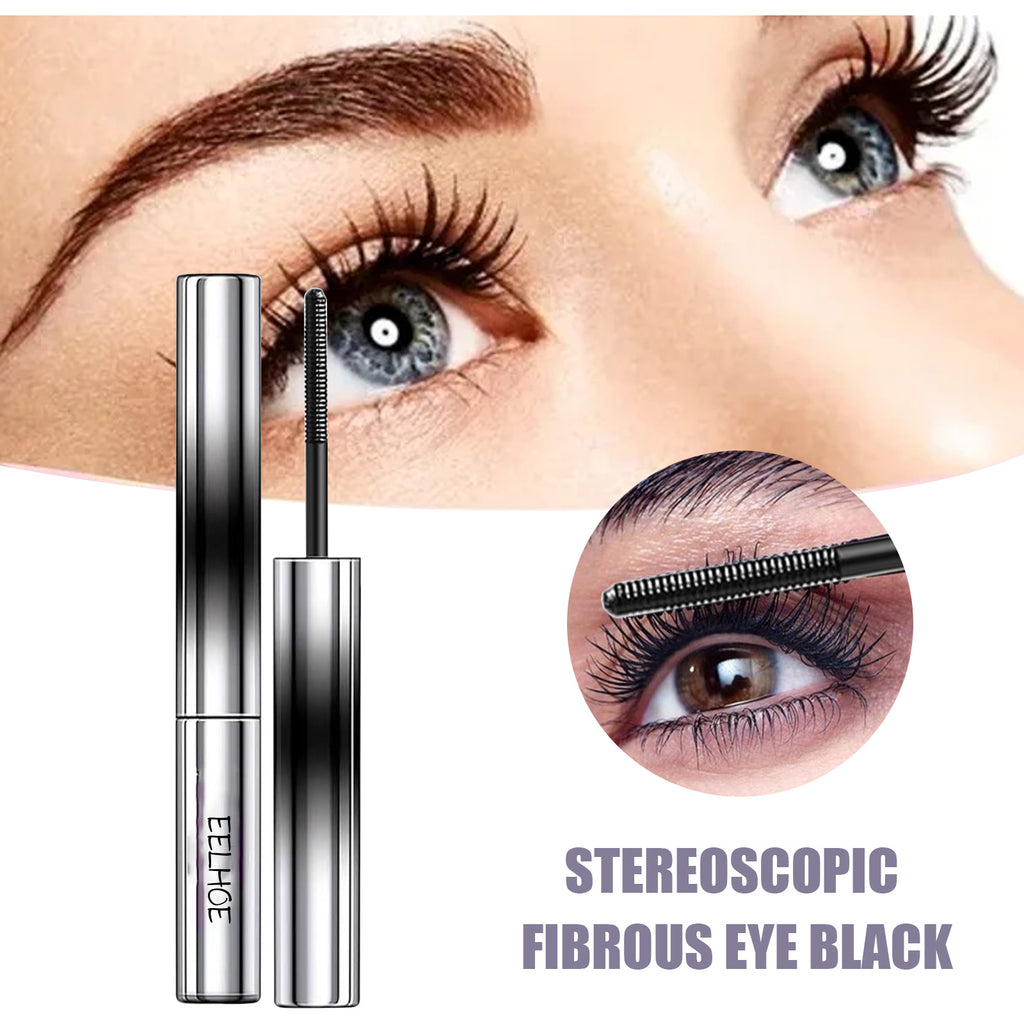 EELHOE jet black mascara waterproof smudge proof
