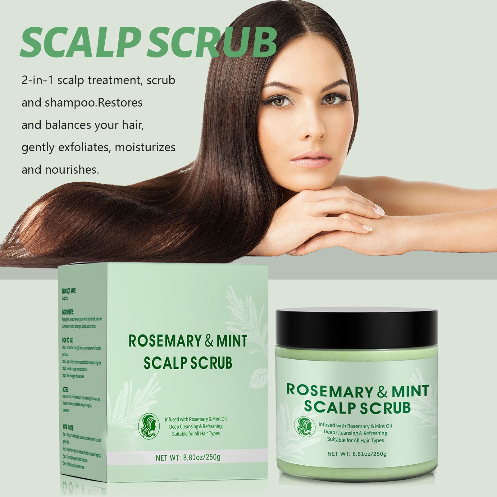 Rosemary Facial Scrub Replenishment Soft