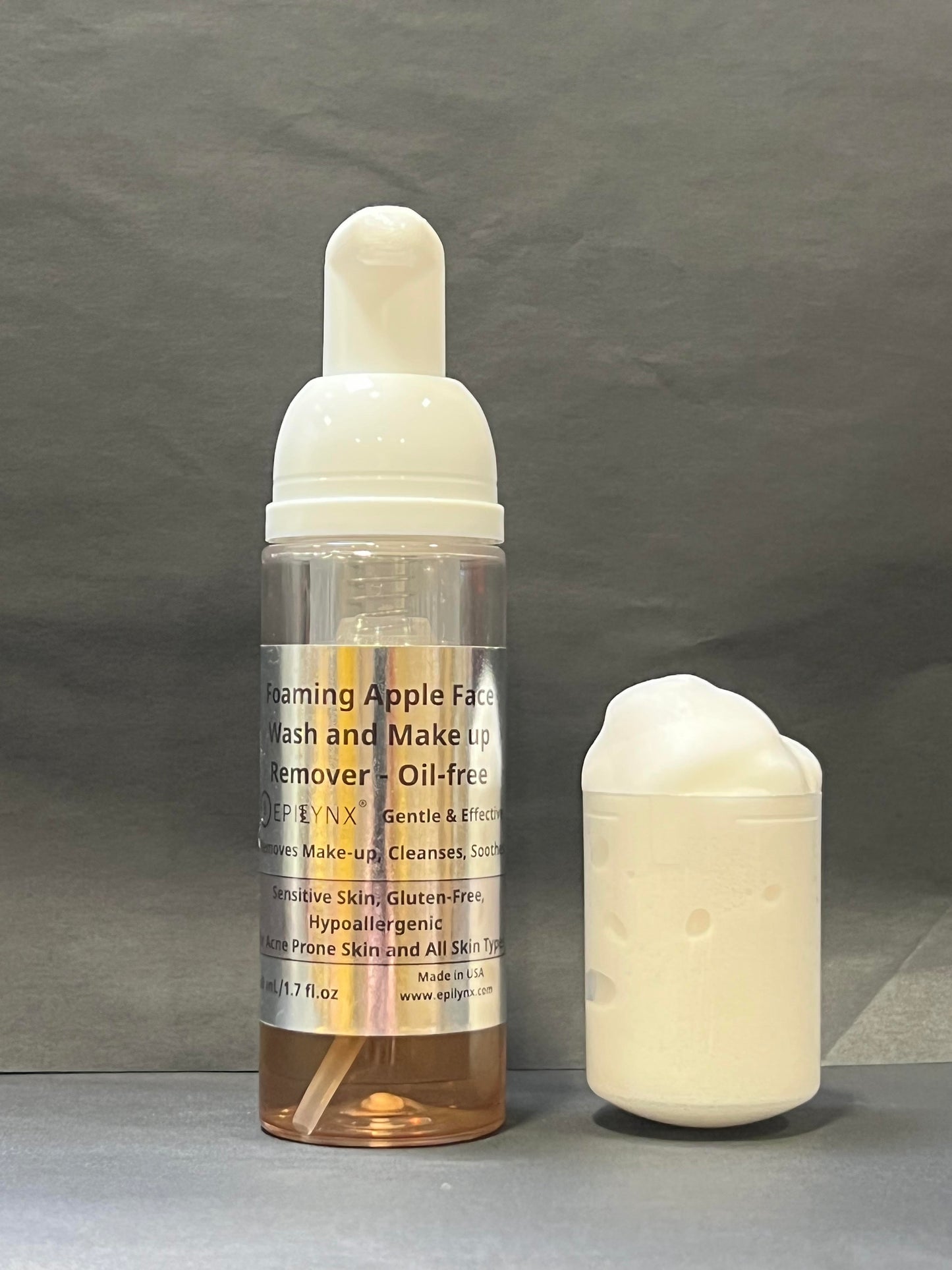 Foaming, Oil-Free Face Wash for Sensitive Skin - Safe for Eyelash Extensions